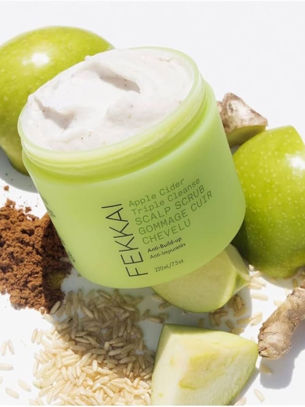 NEW 🍏FEKKAI APPLE CIDER🍏DETOX SCALP SCRUB 7.5 oz. *Discontinued Product*